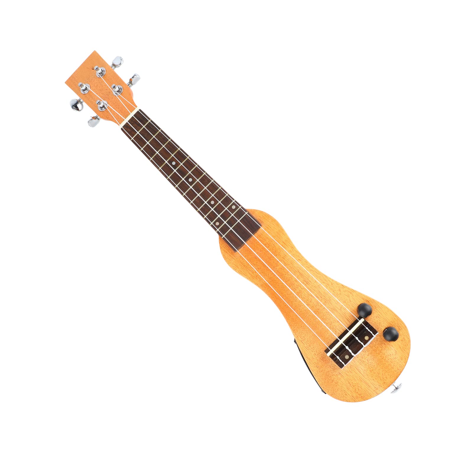 21 -calowy Koncert Klonu na Ukulele Jasny Dźwięk Regulowane Akordy dla Początkujących Dzieci Musical