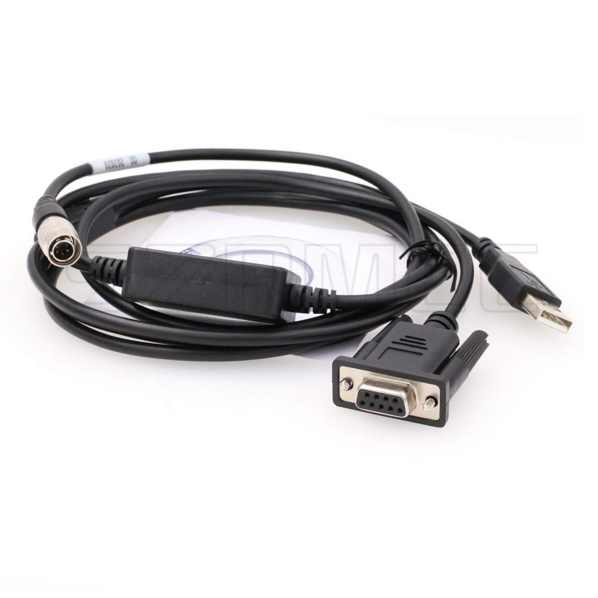 SZRMCC Cable De Datos De 6 Pines Hirose Macho A Serial RS232 DB9 Para