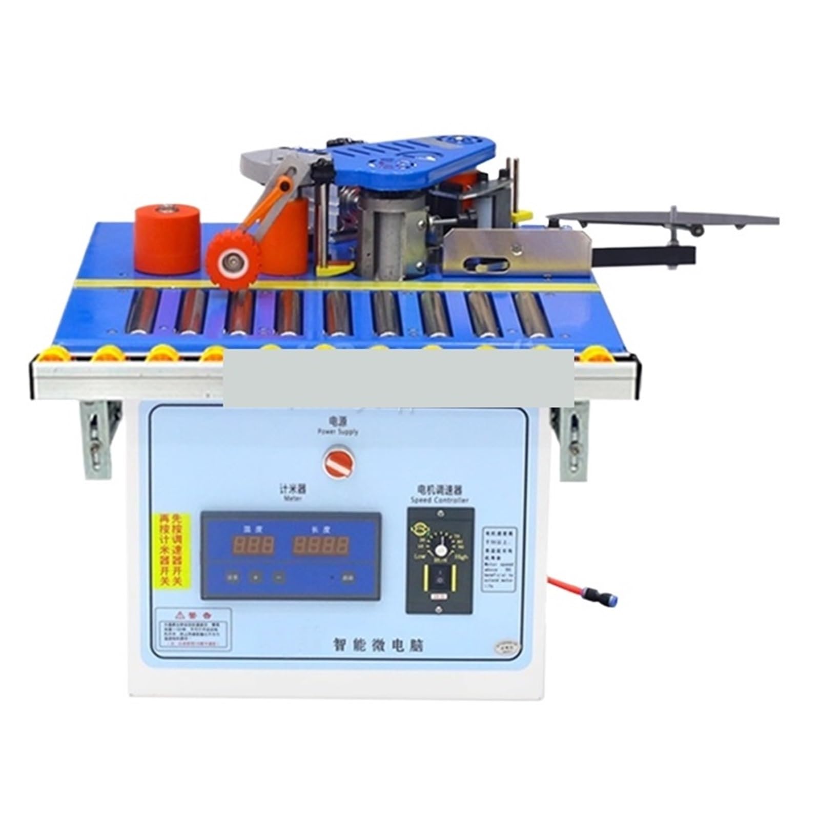 Edge Banding Machine Roller/Double Cylinder/Microcomputer LY-500 Wood Bander with Automatic Belt Cutter/Straighten/Widened Speed and Efficiency Improvement(Set 6)