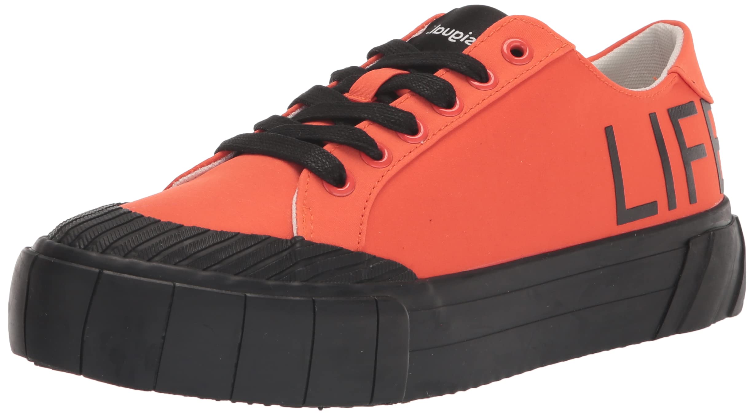 Life is Awesome Platform Sneakers Orange