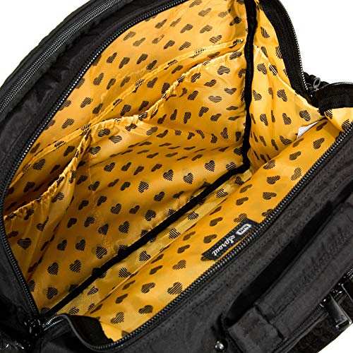 Lug Women's Sprout Overnight Bag, Brushed Black, One Size