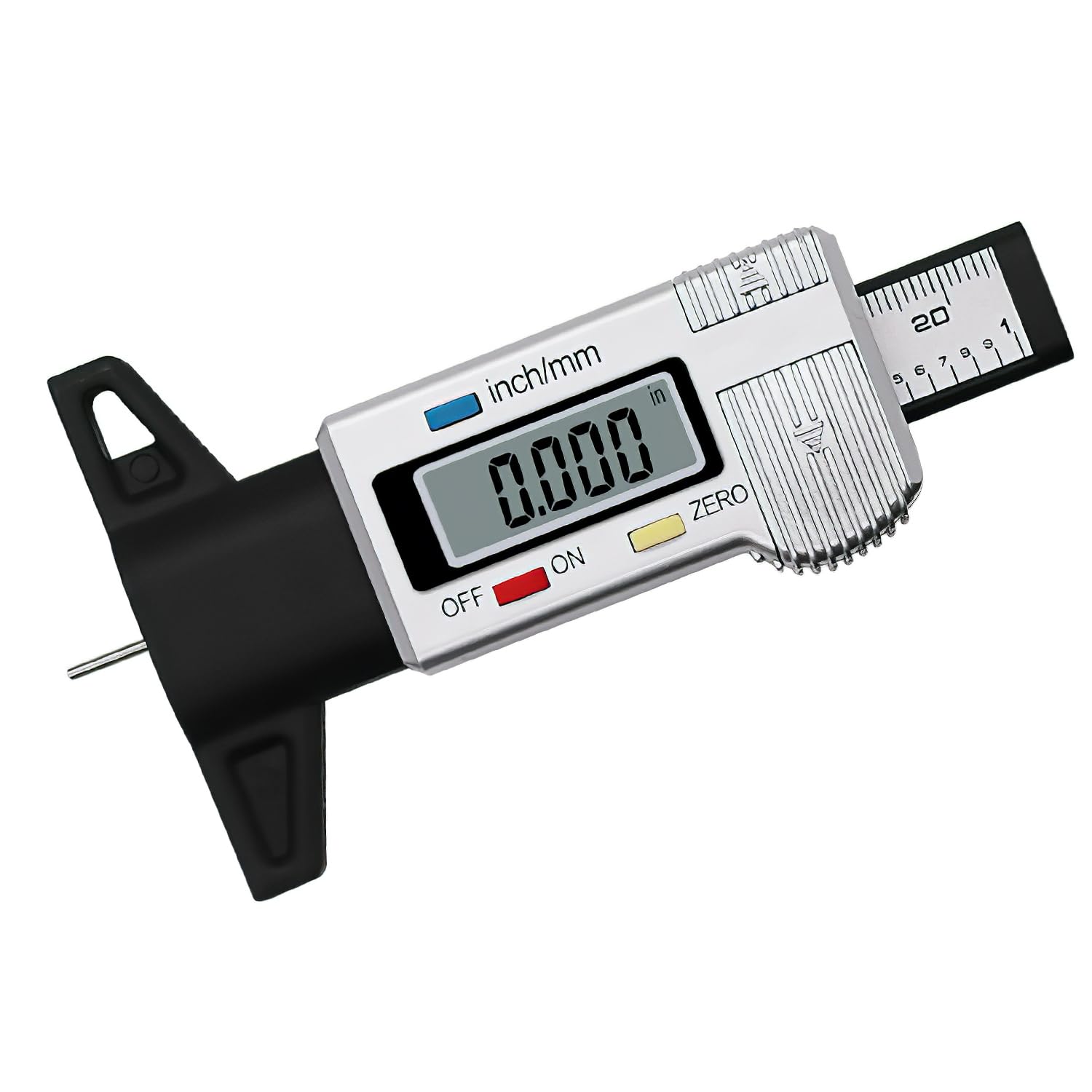 Tyre Pressure Monitoring - Electronic Digital Tyre Pressure Gauge with 0.01mm Accuracy, Car Tyre Pressure Monitor & Tread Depth Gauge, Durable & Wear-Resistant for All Vehicles