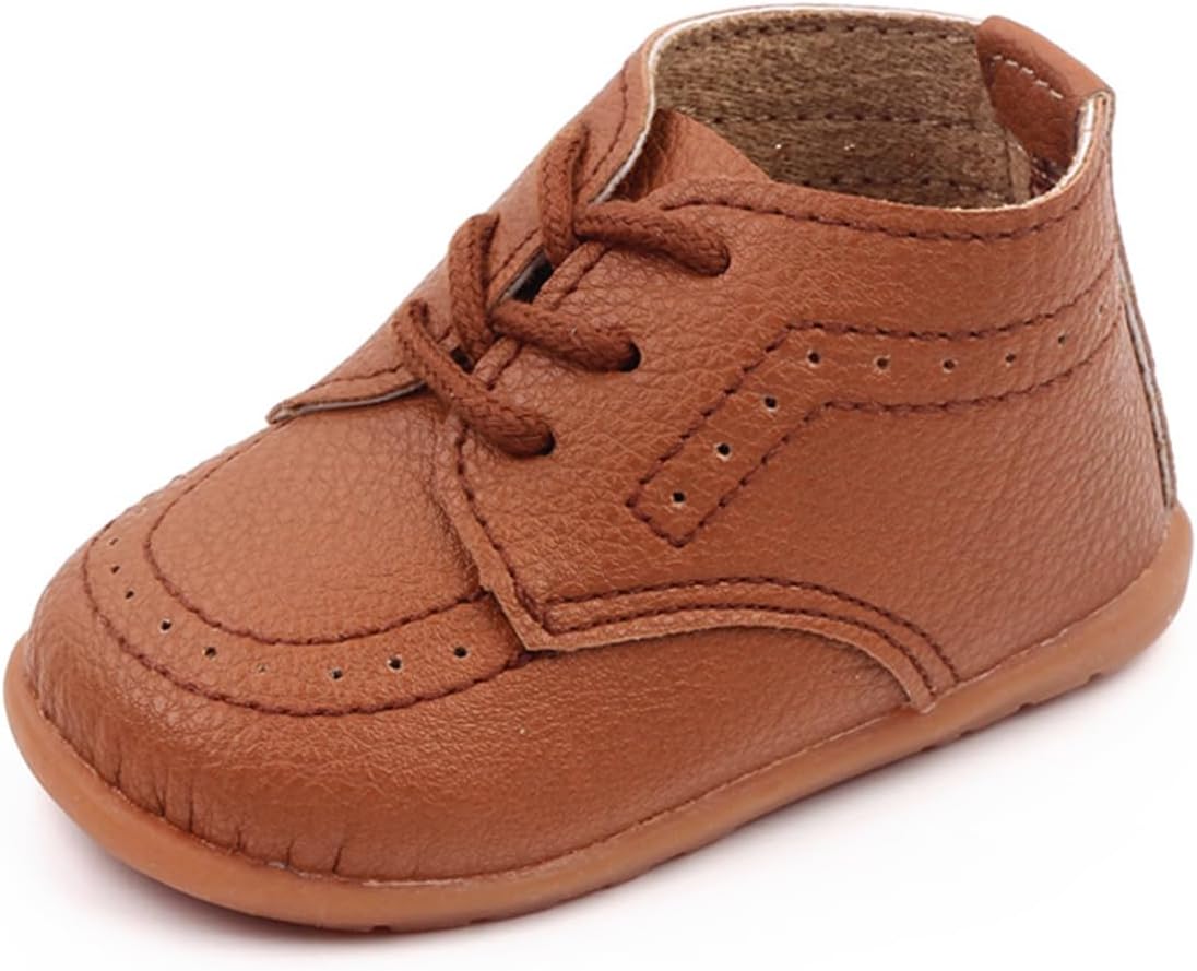 AGJ Baby Boys Girls Oxford - Soft Sole Non-Slip Shoes