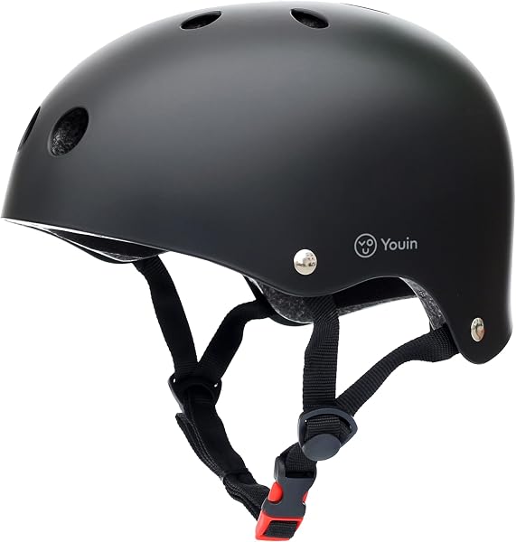Youin MA1016, Casco Homologado EN1078, Ligero y Cómodo, Ajustable, Ventilado, Talla L: 57-63 cm, para Bicicletas y Patinetes, Diseño Moderno y Forro Extraíble - 4