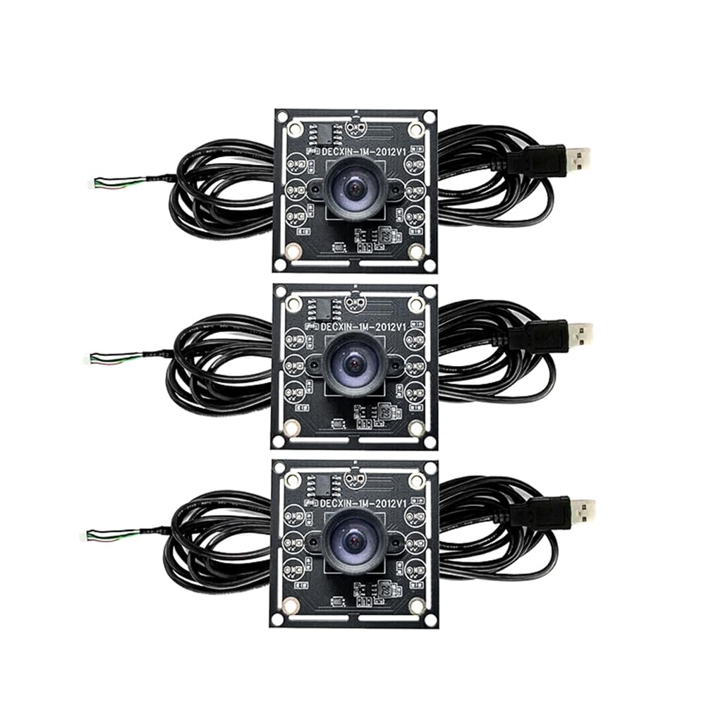 3 STK. 100-Grad-Kameramodul 1 MP OV9732 1280 X 720 USB Kostenloser Treiber Manueller, mit 2 Meter Kabel für WinXP/7/8/10