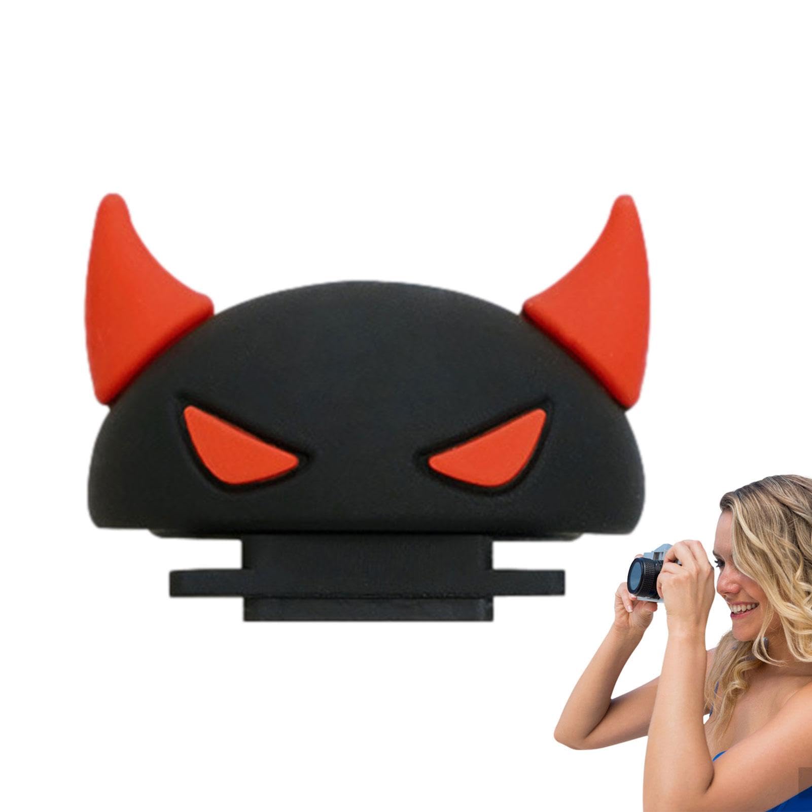 Housse de protection pour griffe porte-accessoires, protection d'appareil photo en silicone drôle, lampe flash pour appareil photo, accessoires de dessin animé attrayants pour appareil photo de photog