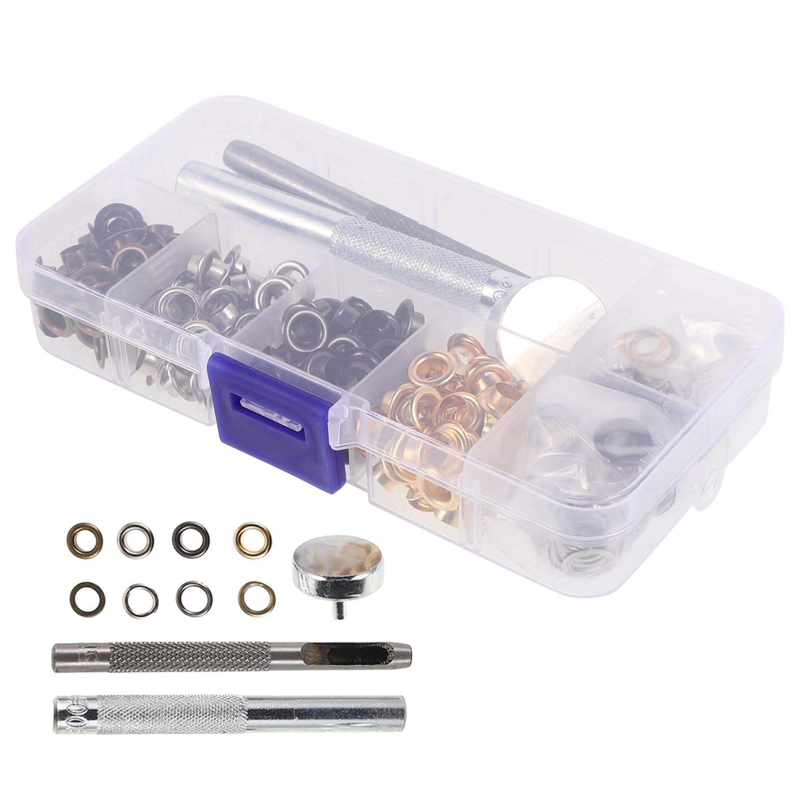 VILLCASE 1set Occhielli Per Abbigliamento e Borse e Resistente e Colori Per Creativi