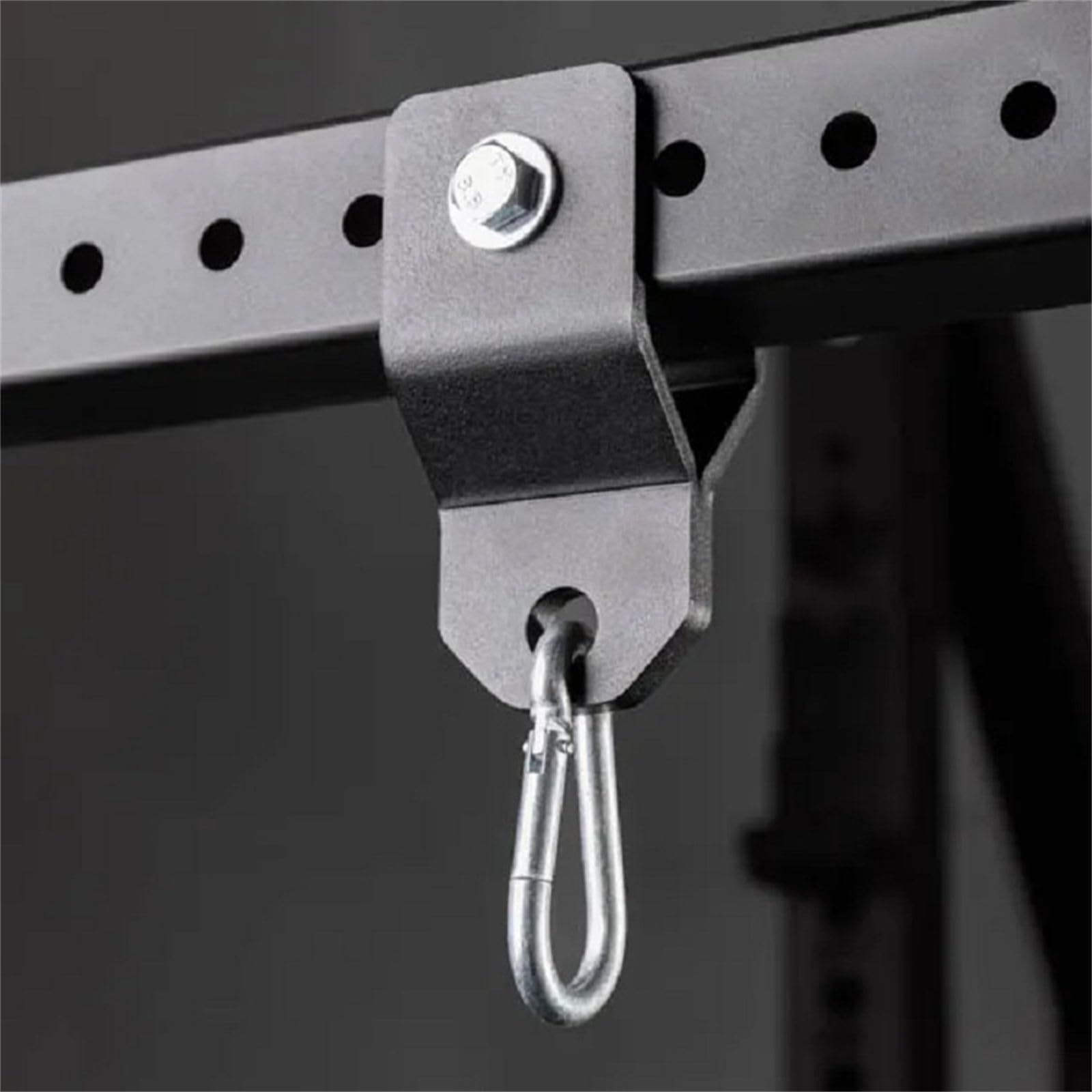 Fitnessgeräte Halterung Zubehör für Yoga Trainingsband inklusive Halterung Karabiner Clip Schraubstange Schraubgewinde Yoga Training