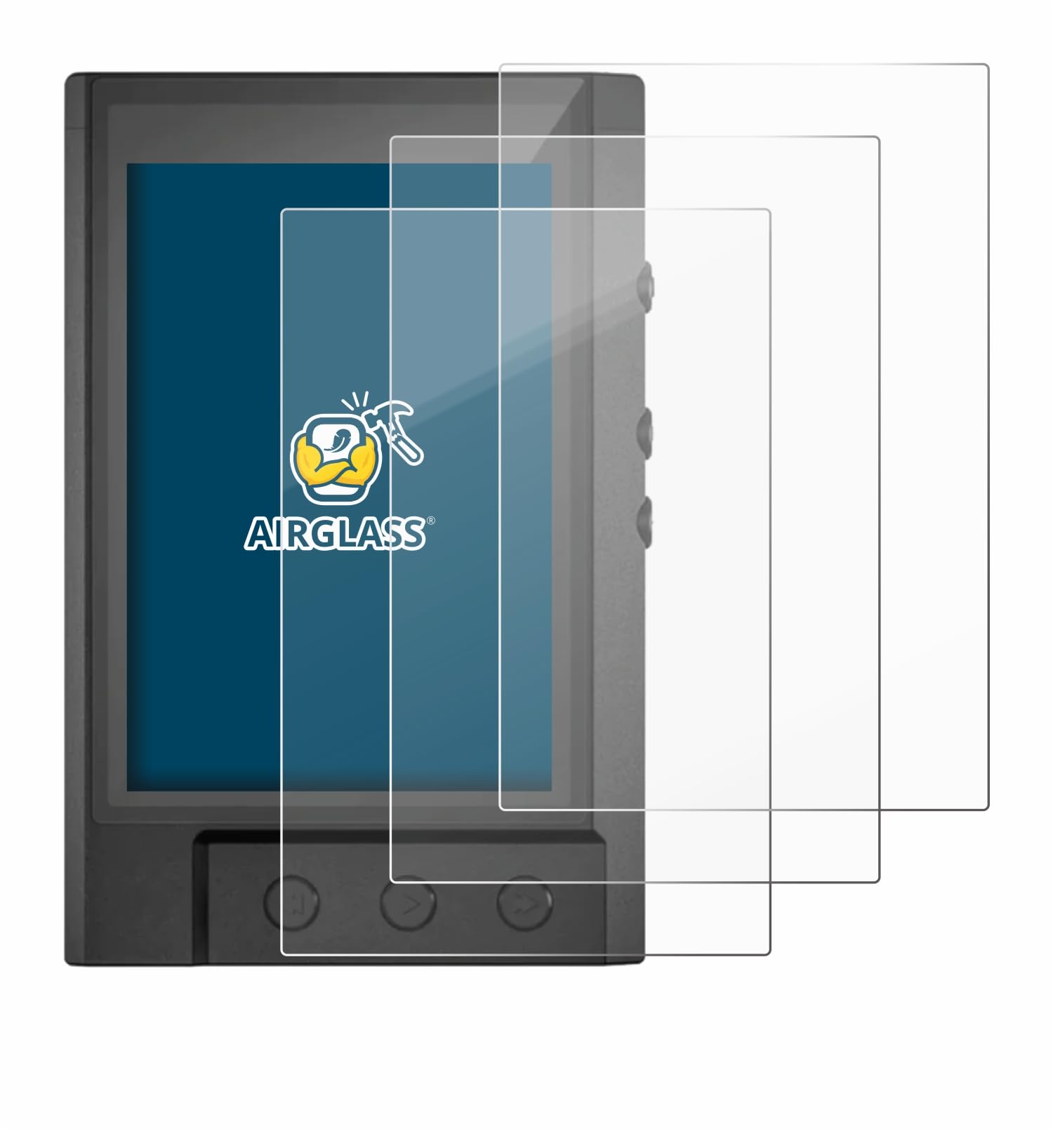 brotect Glass Screen Protector Film compatible with TempoTec V3 (6 Pack) - Glass-Foil 9H Protection [Scratch Resistant, High Clarity]