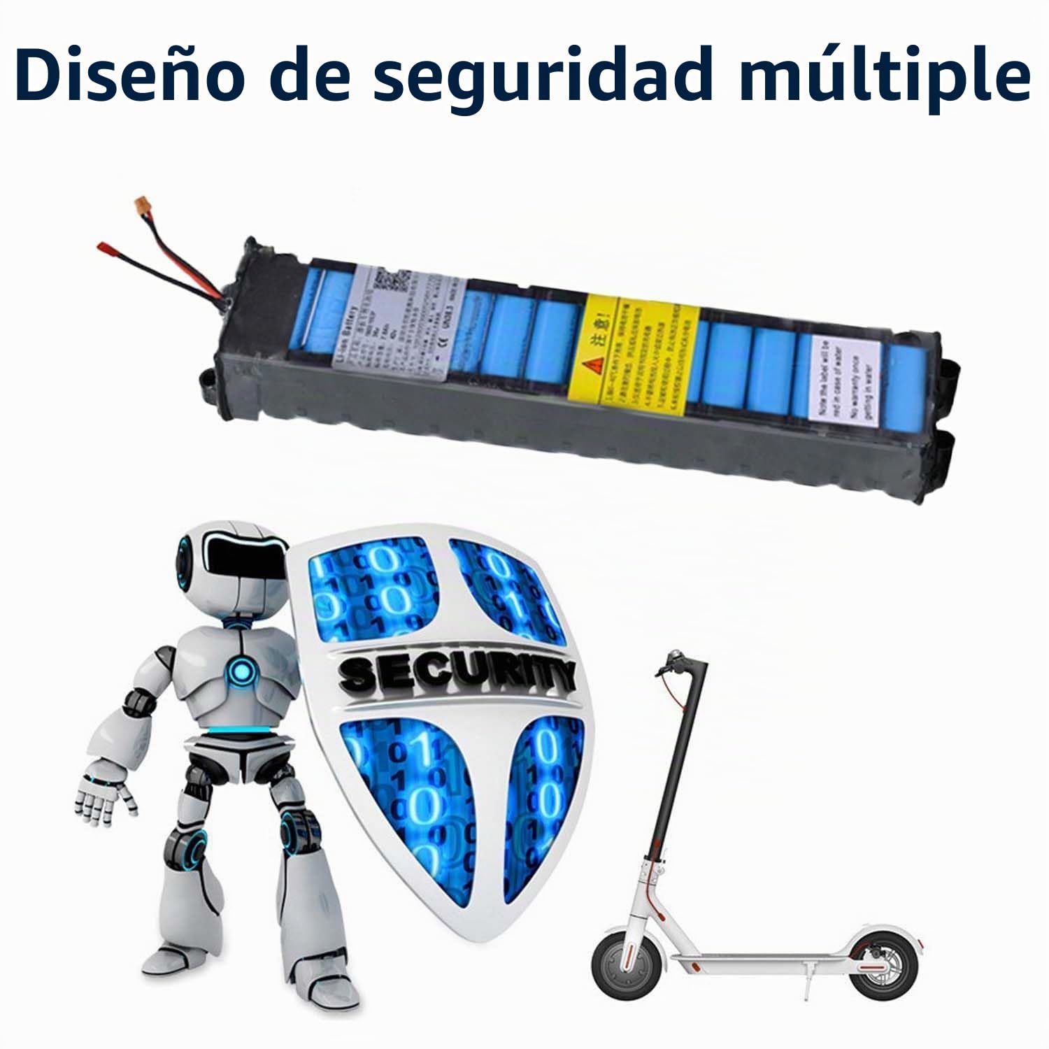 Batería De Scooter Eléctrico De 36 V 6.6AH / 7.8AH / 9.6AH Paquete De Baterías De Scooter Eléctrico M365 Batería De Iones De Litio