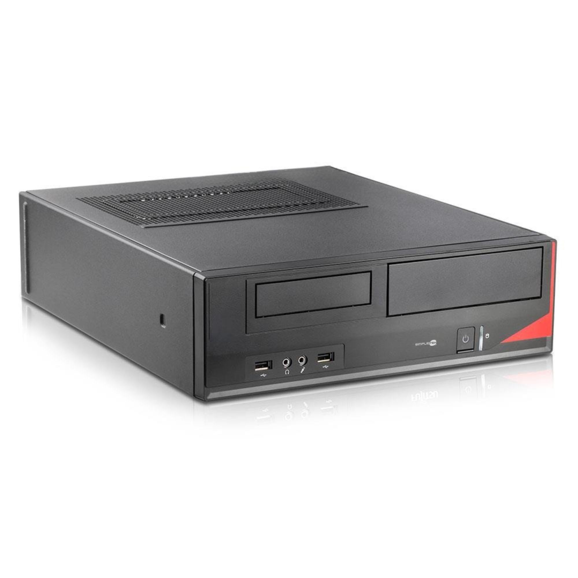 SIMPLETEK - Computer Fisso SFF | i3 16GB RAM 2TB SSD | Windows 11 Pro | USB VGA DVI PS/2 | No Unità Ottica (Ricondizionato)