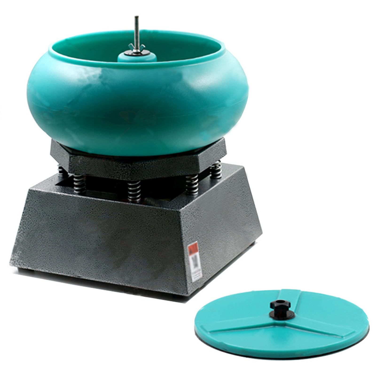 Grande machine de polissage à vibrations pour le nettoyage et le polissage de surfaces en pierre, bijoux et métal