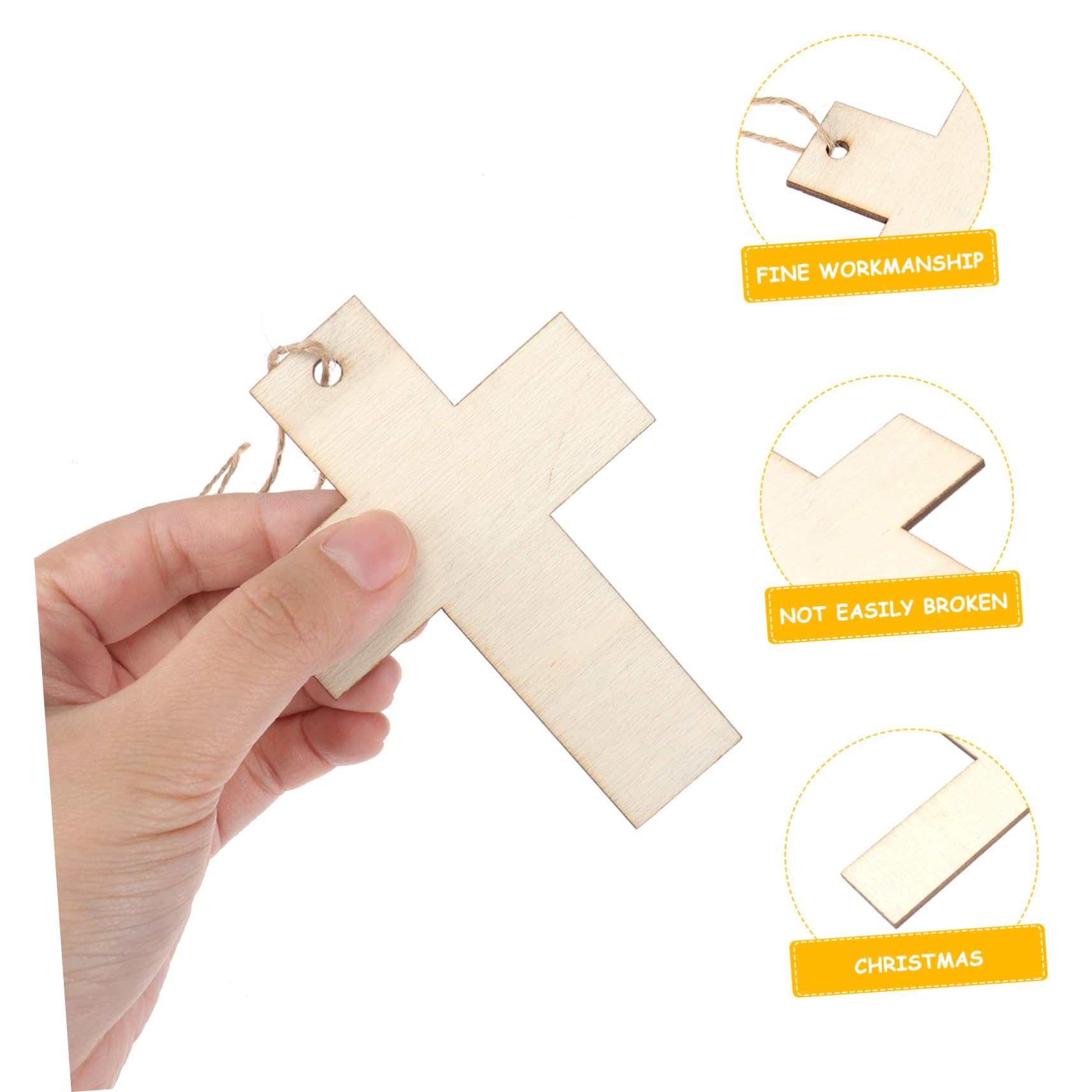 SHINEOFI 5 Set Di Design Unici Per Ragazzi E Ragazze Crocifissi Dipinti A Mano Trucioli Di Legno Giocattoli Graffiti Sicuri E Creativi