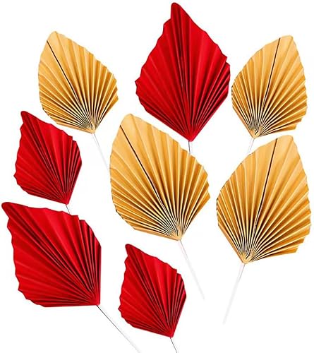 Miniatura 3 de ccHuDE 20 adornos de papel para tartas de palmeras de papel, para tartas de hojas, lindos adornos para cupcakes, decoración de pasteles para bodas,