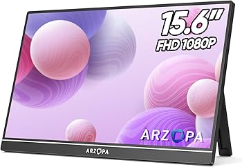 【美品】15.6インチモバイルモニター mini hdml 1.8mケーブル付き Amazon.co.jp: ARZOPA 15.6インチ モバイルモニター ポータブル