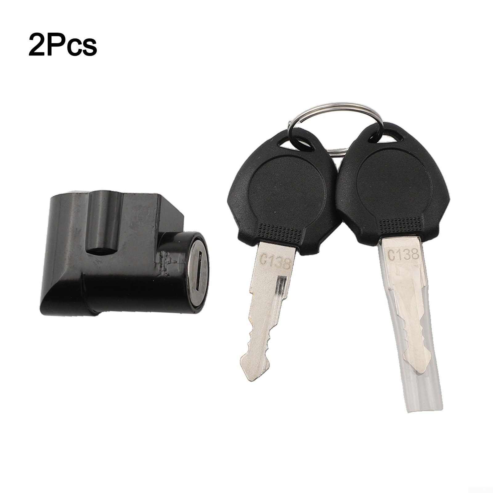 Eawfgtuw Serratura per batteria elettrica per bicicletta, con chiave di accensione/spegnimento da 19 mm, corpo in lega di alluminio, per accessori per bici elettriche, resistente alle intemperie