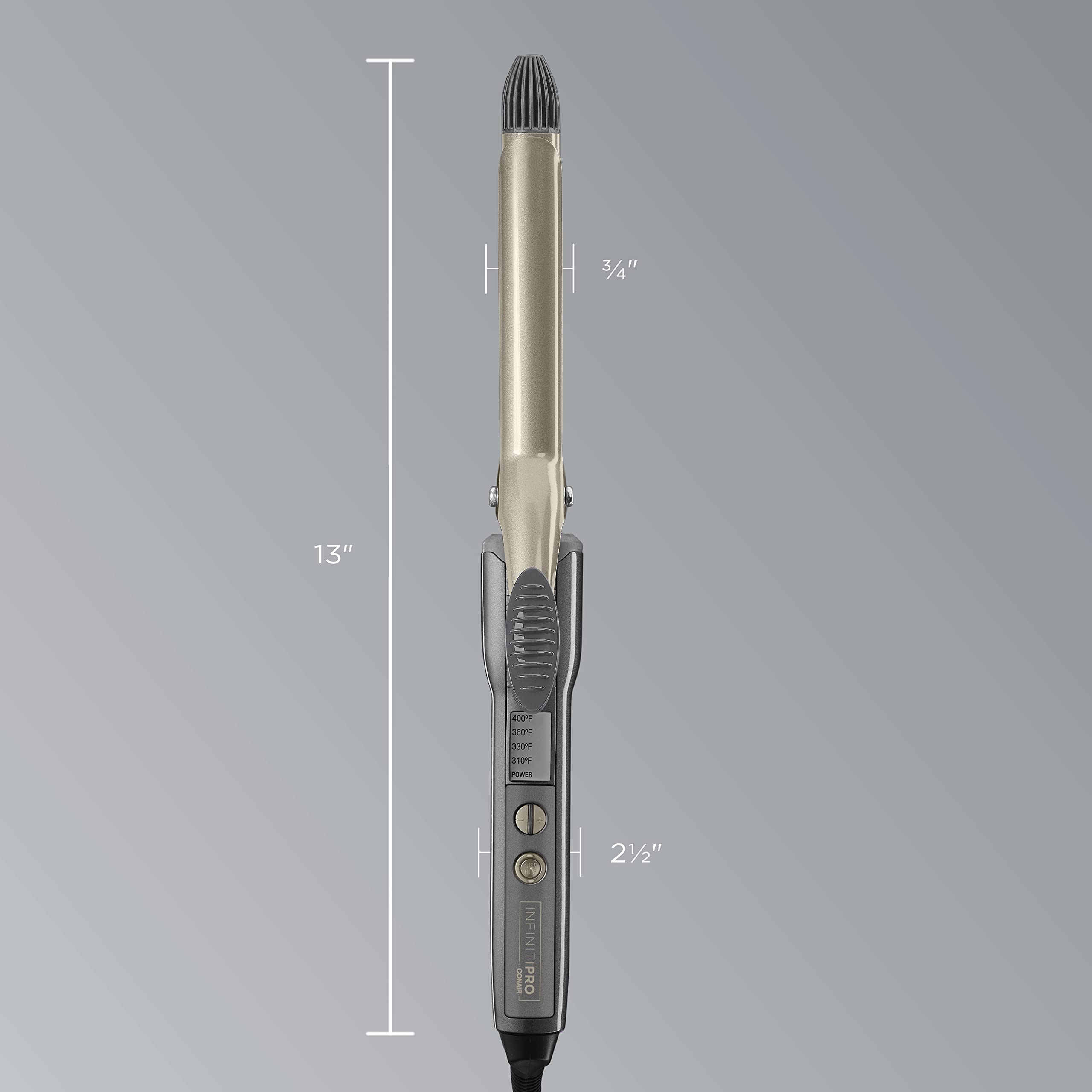 Buy INFINITIPRO BY CONAIR Nano Tourmaline Ceramic Curling Iron, 3/4