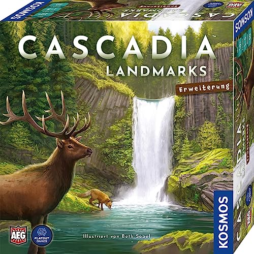 KOSMOS 683955 Cascadia - Landmarks, Erweiterung zum Spiel des Jahres 2022,...