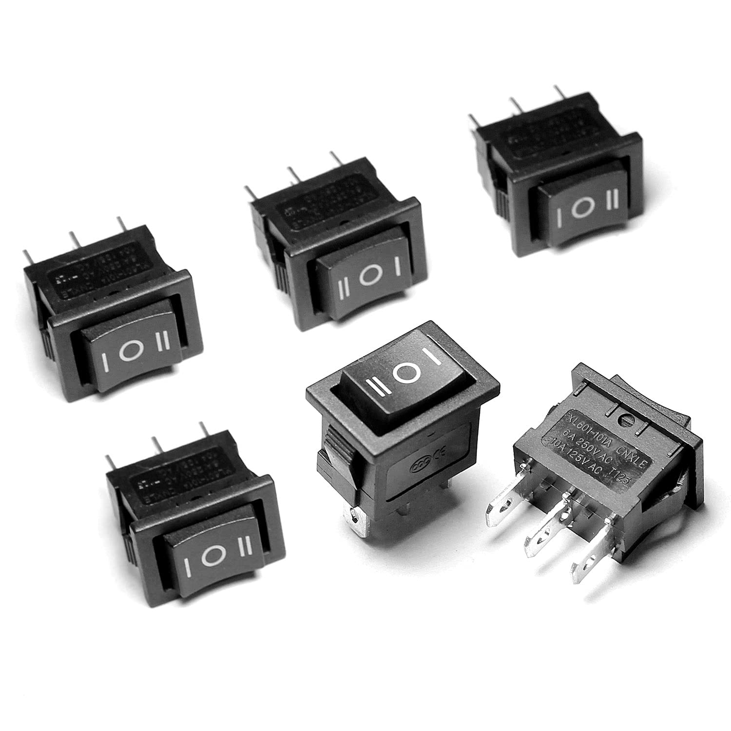 Rocker Switch Spdt Black Switches Rocker Switch Rocker Switch 3 Pins 3 ...