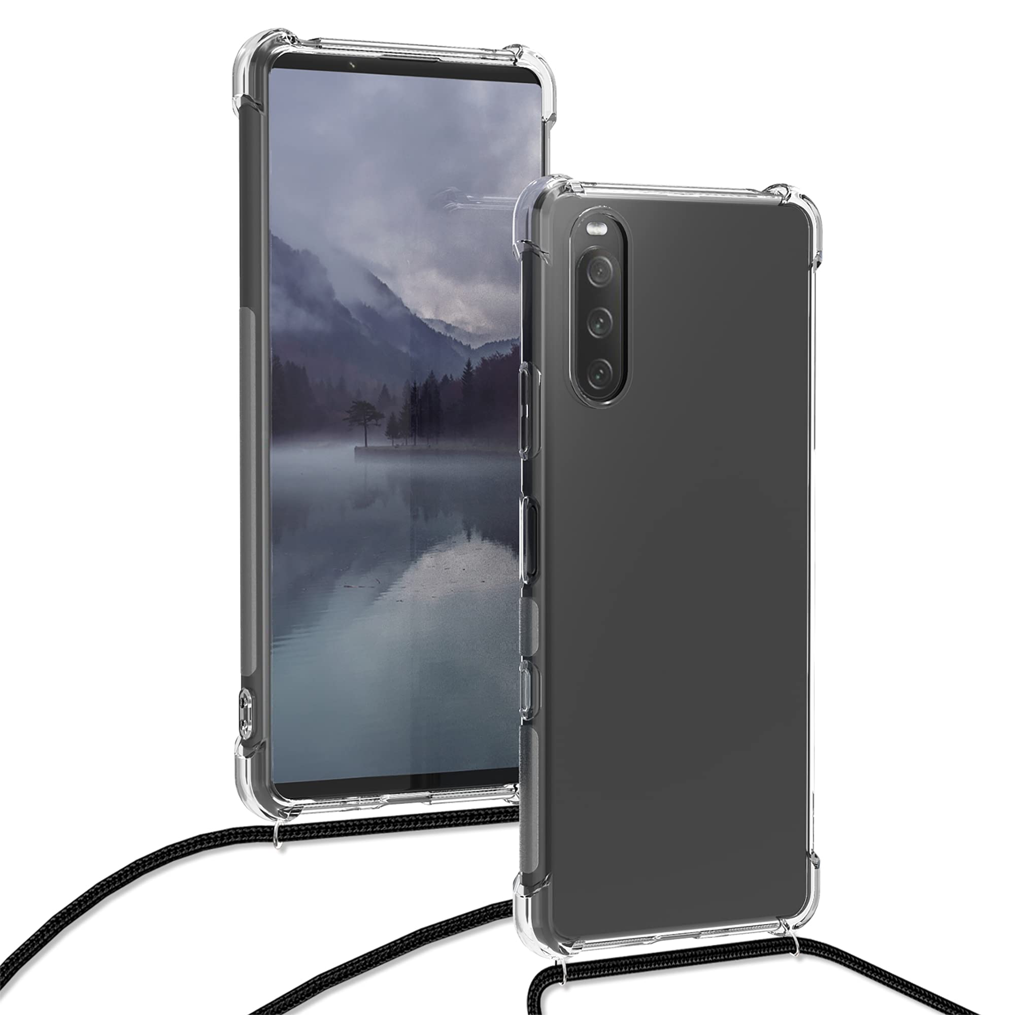 kwmobile telefoonhoesje compatibel met Sony Xperia 10 V hoesje - Zachte