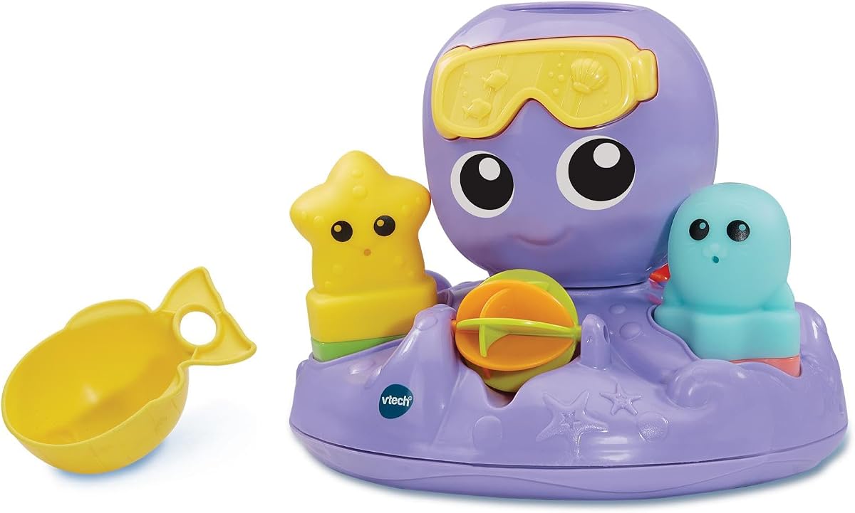 Juguete de baño VTech Splash & Twist Octopus - juguete acuático interactivo
