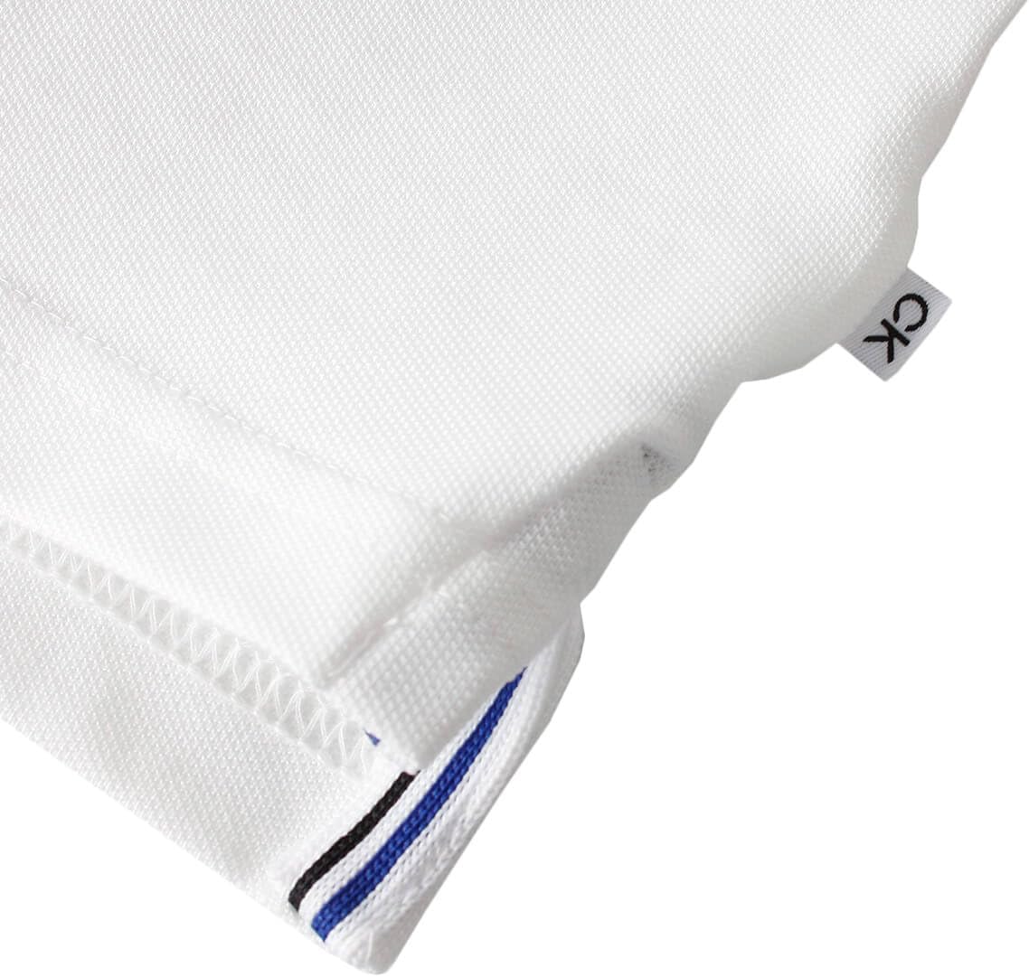 Calvin Klein Men's Long Sleeve Stretch Campus Golf Polo Shirt