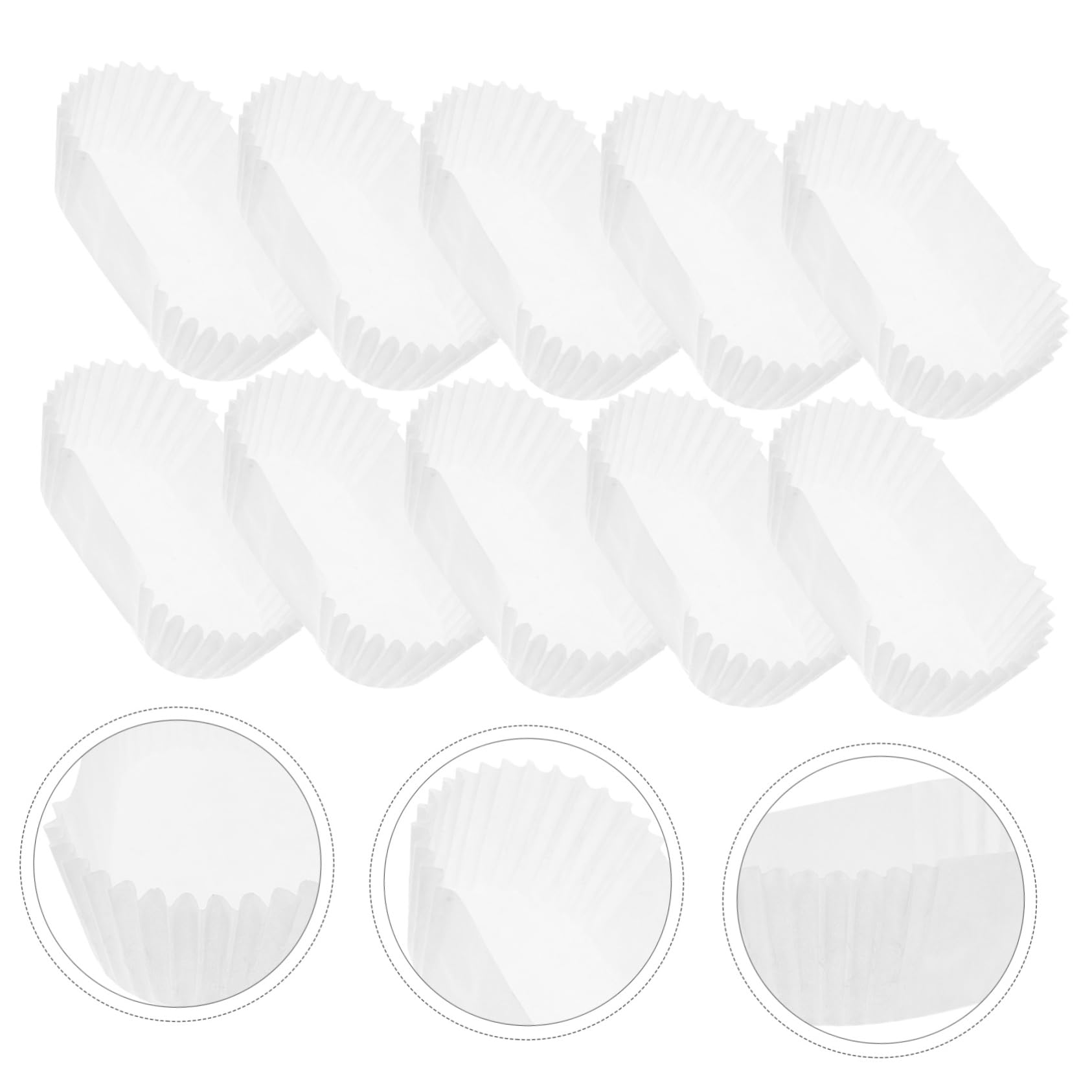 Alipis 4 Piezas tazas de pastel revestimiento de magdalenas taza para hornear tazas de magdalenas grasa conformado vasos desechables para hornear moldes para muffins para hornear