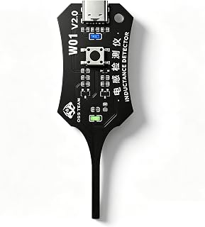 Probador de placas de circuito electrónico, Probador de inductancia para reparación de PC y teléfonos | Probador de inductancia tipo C portátil, probador de circuito de soldadura, comprobación rápida de fallos de bobina de placa base para reparación de celulares y PC