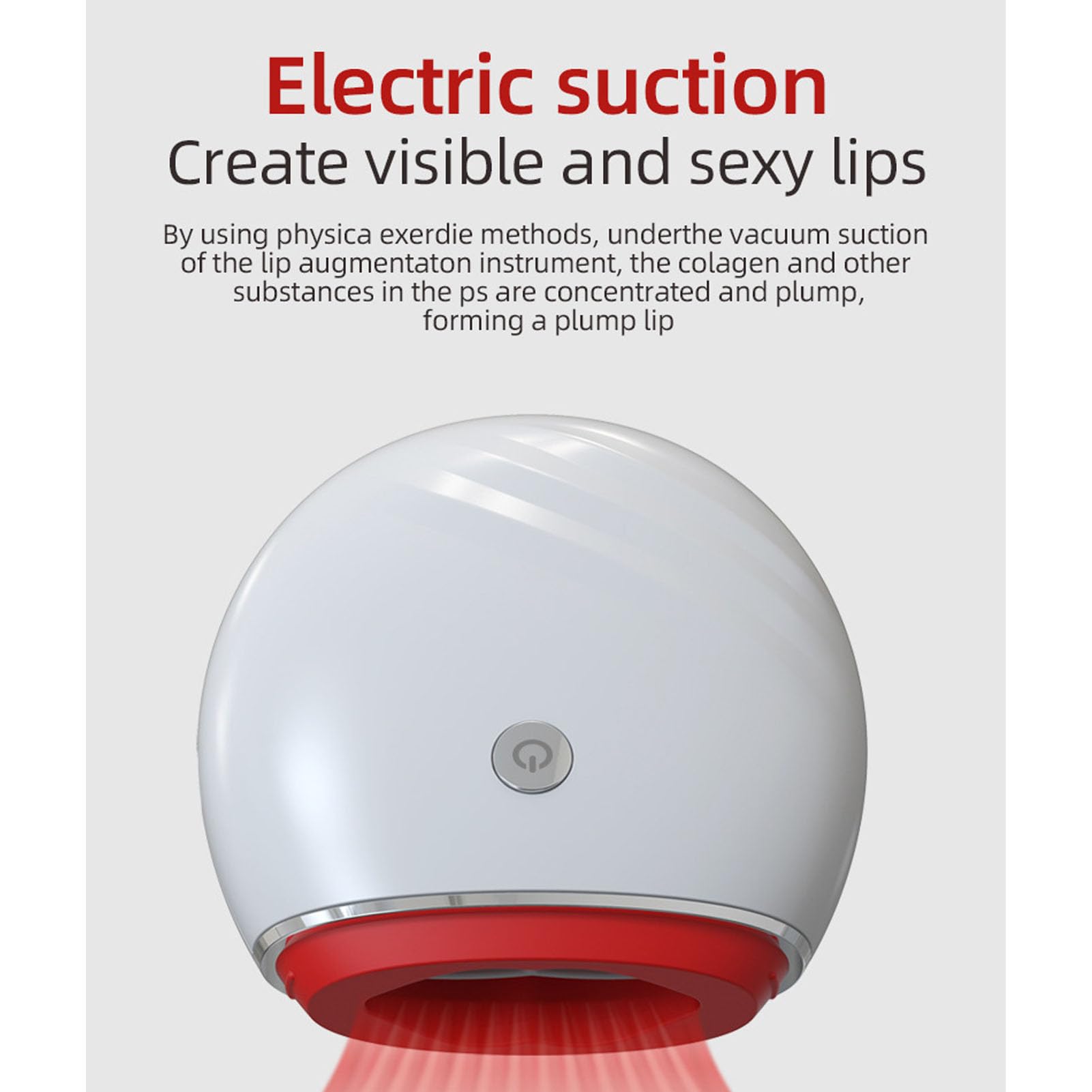 Elektrischer Lippenfüller Lip Plumper Automatisch Straffendes Silikon Schönheitsgerät für volle Lippen