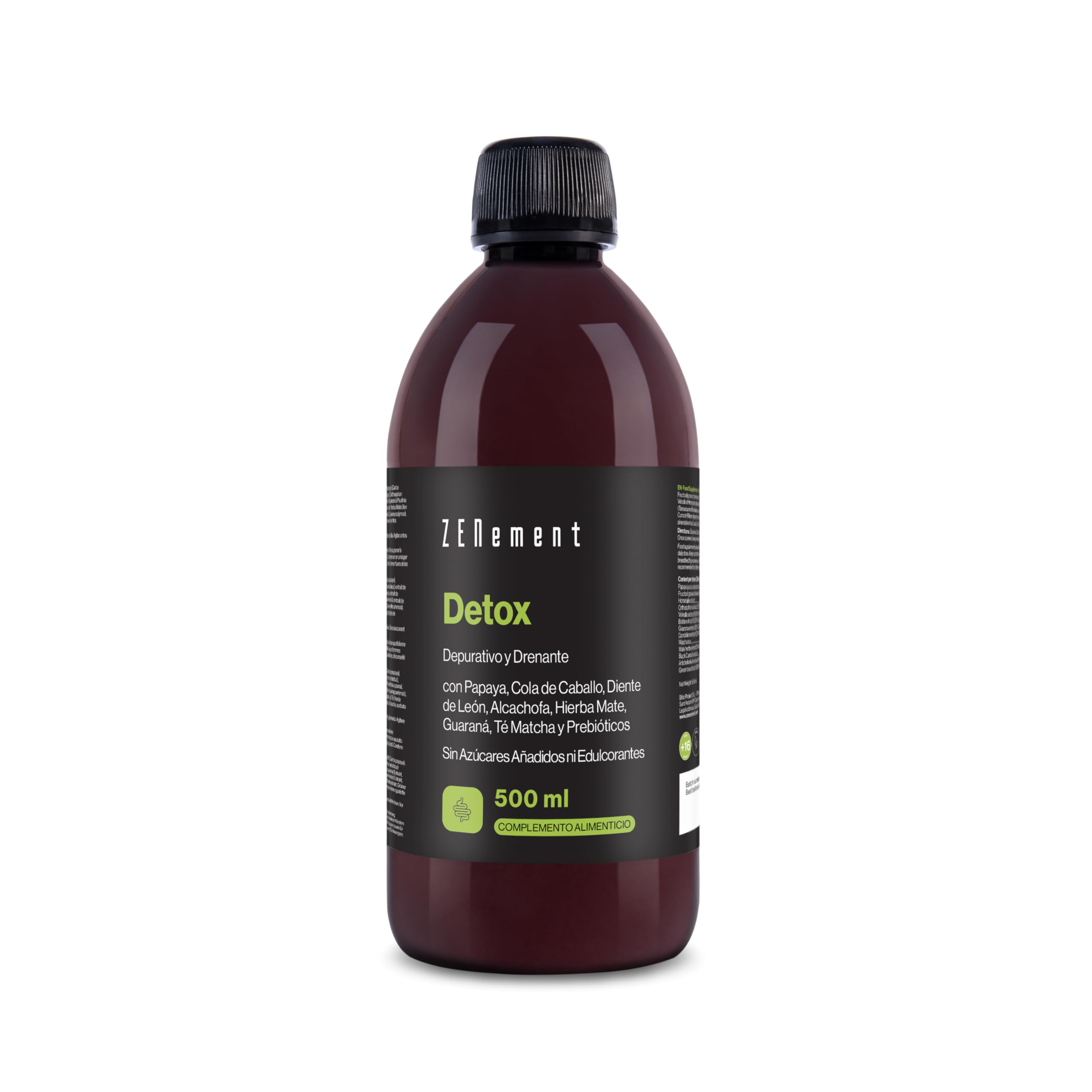 Detox Drenante - Papaya, Cola de Caballo, Diente de León, Alcachofa - 500ml
