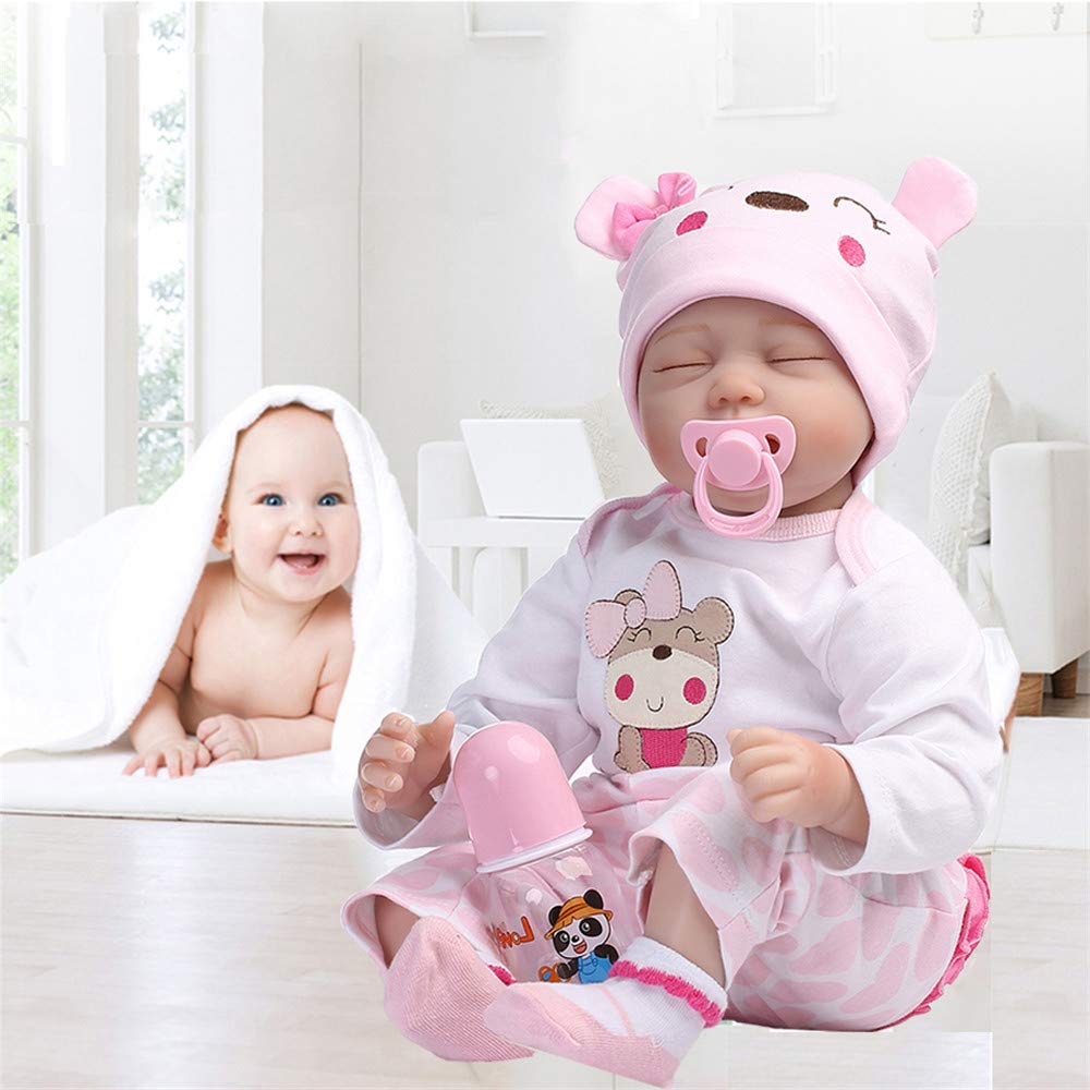 Amazon | ピンク服 55cm シリコン製 赤ちゃん人形 女の子ドール