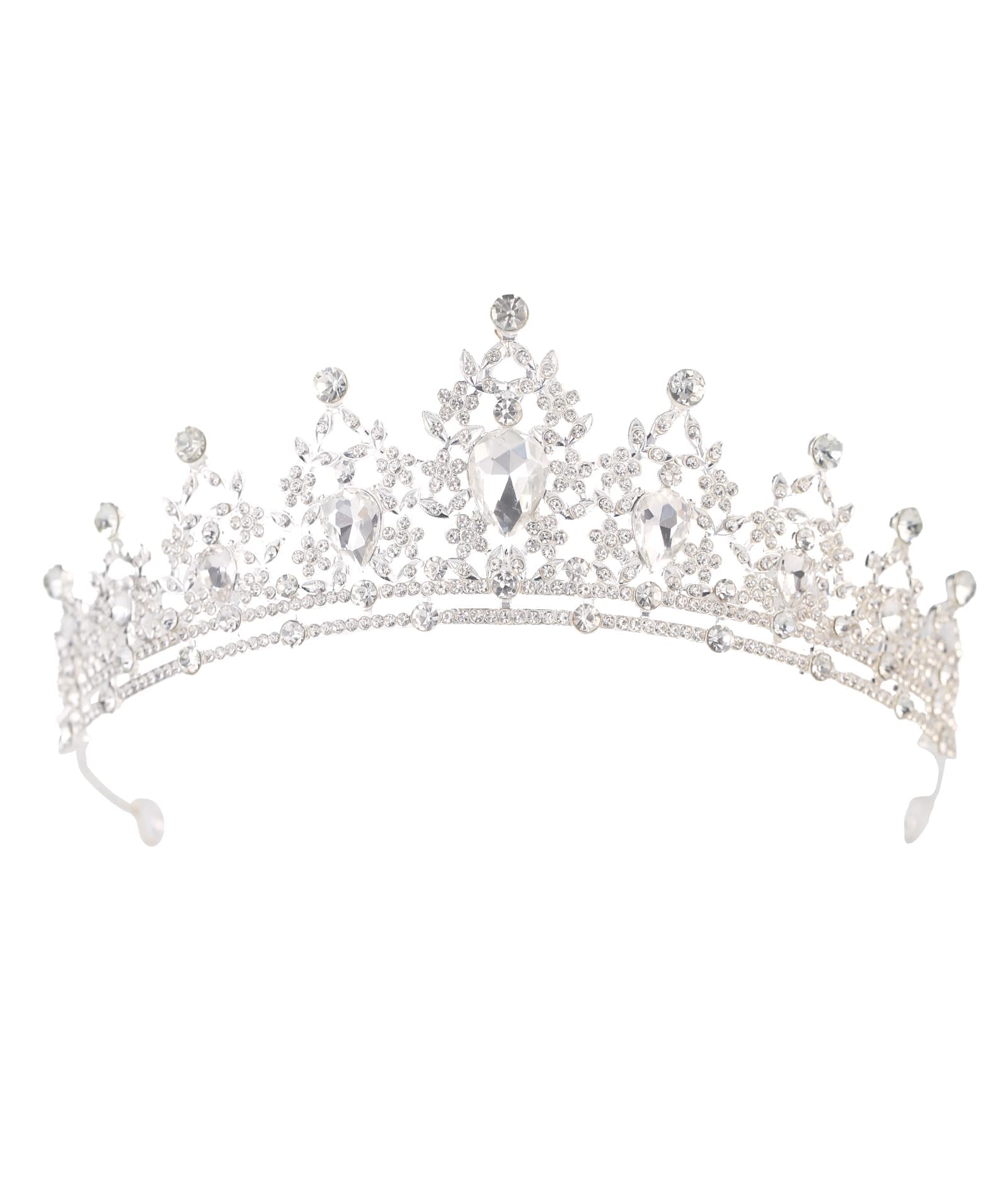 Crystal Crown and Tiara For Women - Rhinestone Headband For Princess Girls,Bridal Hair Accessories For Weddings Birthday
