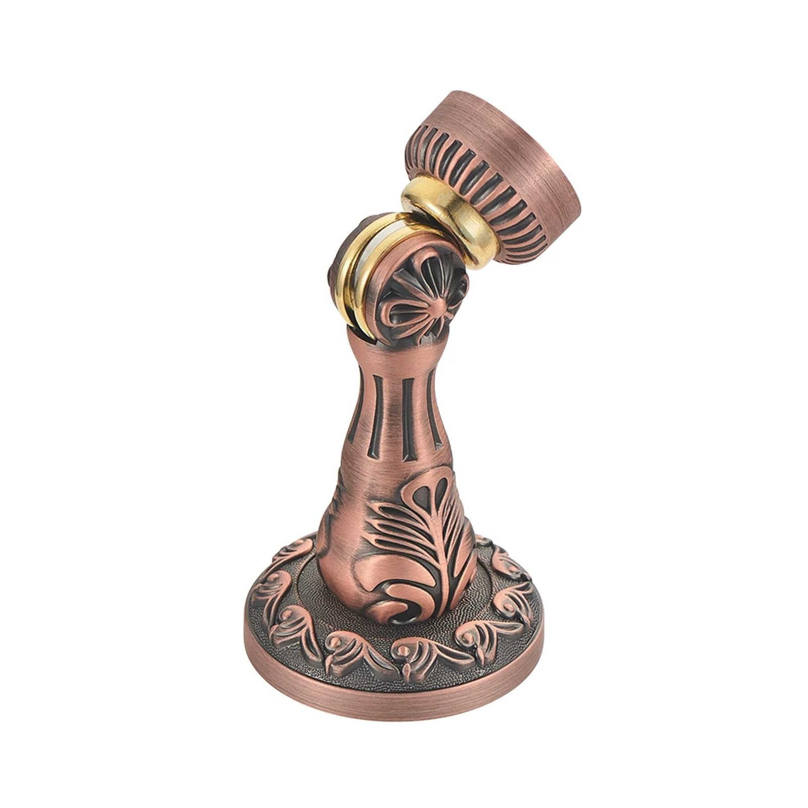 Magnetic Door Stoppers, Copper Door Stops for Wall and Floor Mounting, Door Holder Keep Door Open(F)