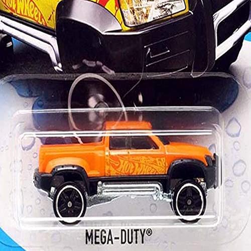Miniatura 3 de Hot Wheels Cambiadores de color Mega Duty  CFM51- Color naranja a amarillo