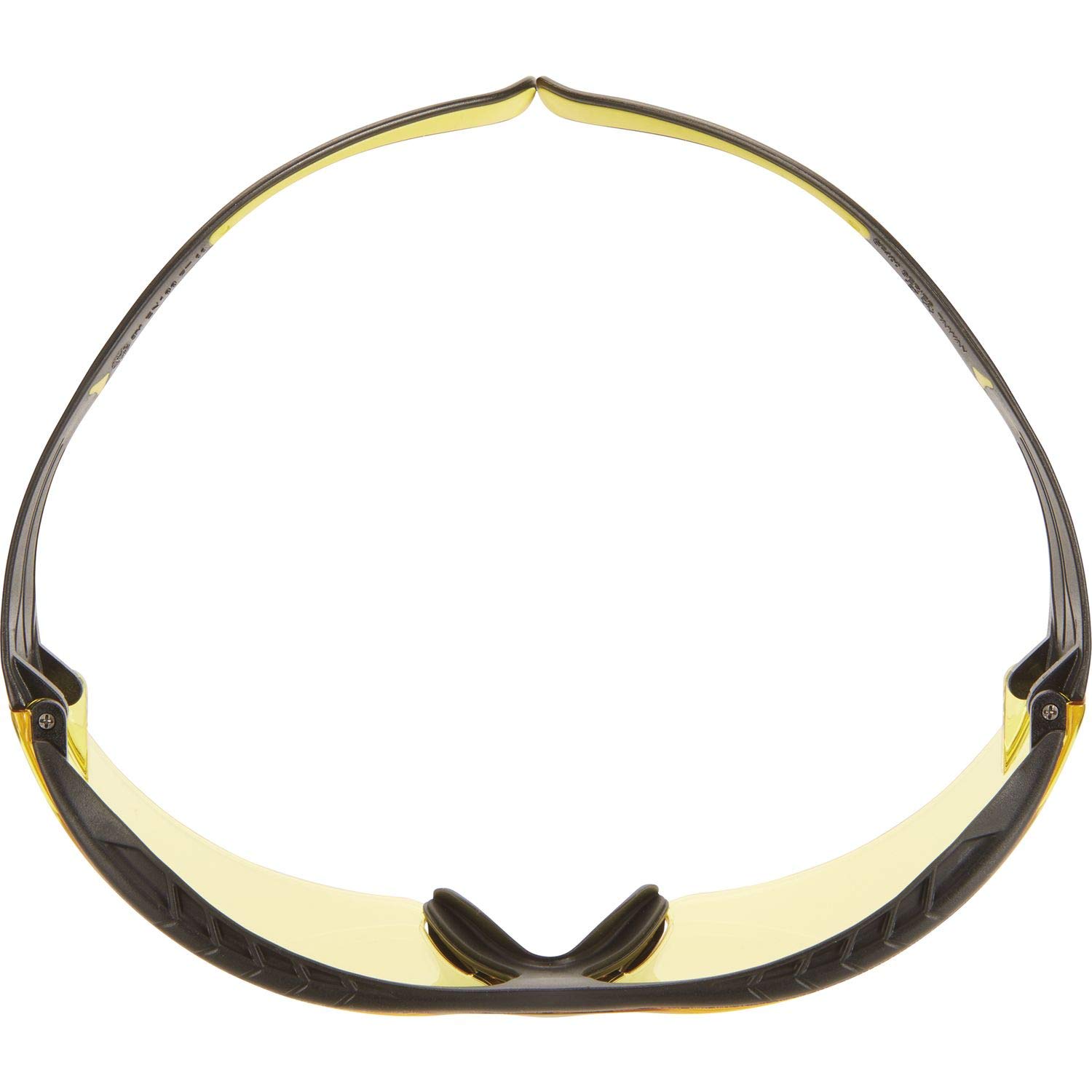 3M SecureFit SF403XSGAF-YEL okulary ochronne z ochroną przed zaparowaniem, żółte, czarne