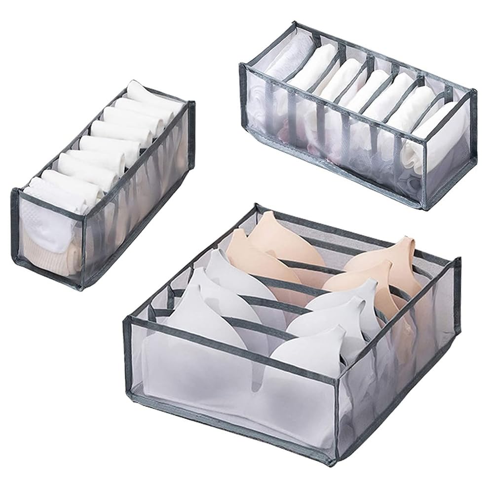 Vjsujehgy Underwear Storage Box Foldable Bra Underwear Drawer Storage Box Underwear Compartment Underwear Storage Box