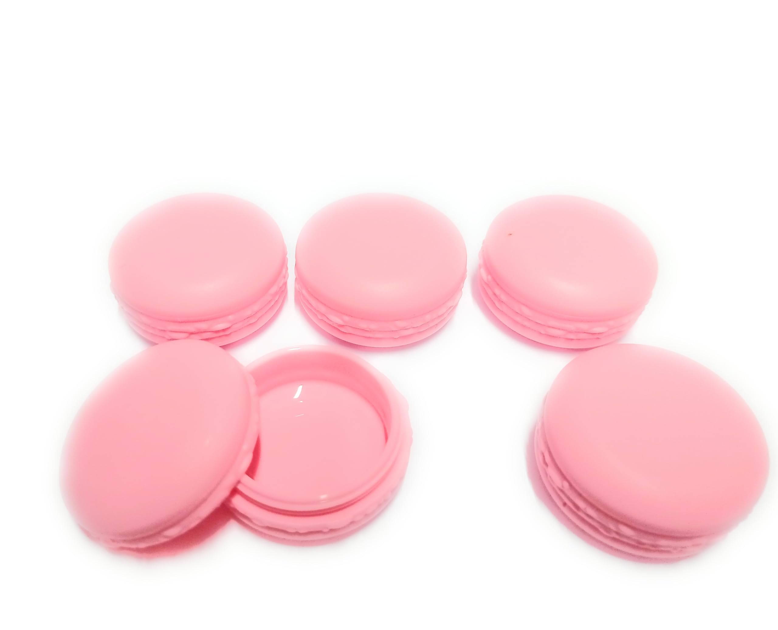 SHREE MAHA Fancy 10g Empty Plastic Cosmetic Jars - Pack of 12 - Containers for Eyeshadow, Makeup, Face Cream, Lotion, Lip Balm, Body Butter, Scrubs, and DIY Beauty Products (PINK)-image-11