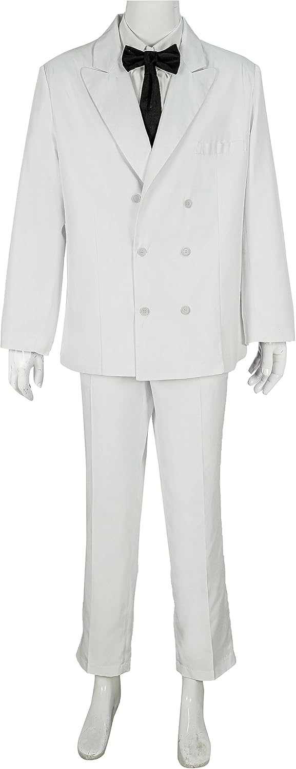 Mens Colonel White Suit Fried Chicken Food Fancy Costume Outfit - Image 2