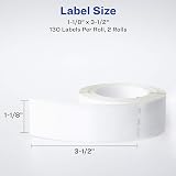 Avery Direct Thermal Address Labels, 1-1/8" x 3-1/2", White, Comparable to DYMO 30251, 130 Blank Labels per Roll, 2 Rolls, 260 Total (4150) – view 8