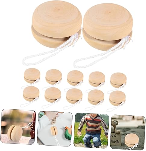 Miniatura 2 de ERINGOGO 36 piezas Yoyo Ball Out Door Toys Outdoor Playset Juguetes de descompresión Juguetes de pintura a mano Juguetes de madera Juguetes Yoyo