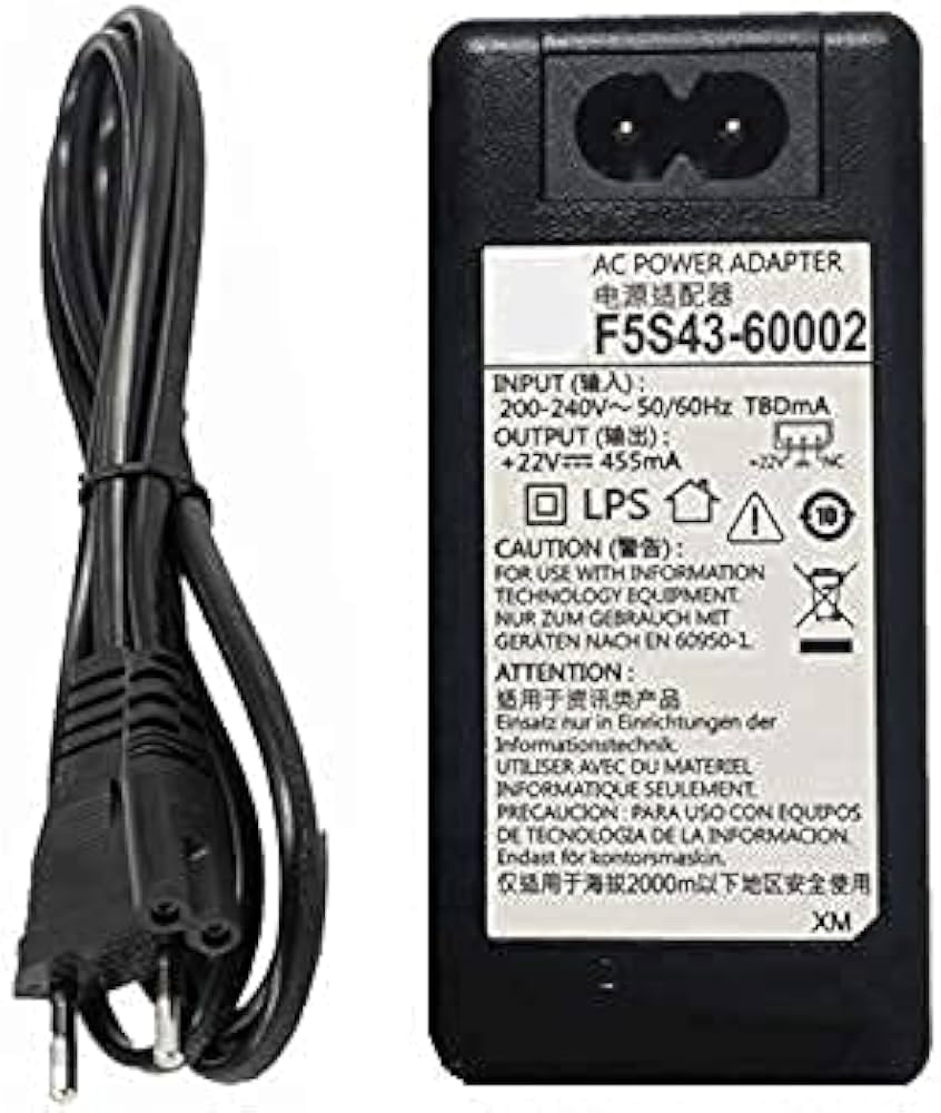 Printer Power Adapter Compatible with DeskJetPlus 4123 (F5S43-60002-image-46