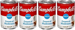 Unsalted Cream of Mushroom Soup (Pack Of 4 Cans), 10.5 oz. Each
