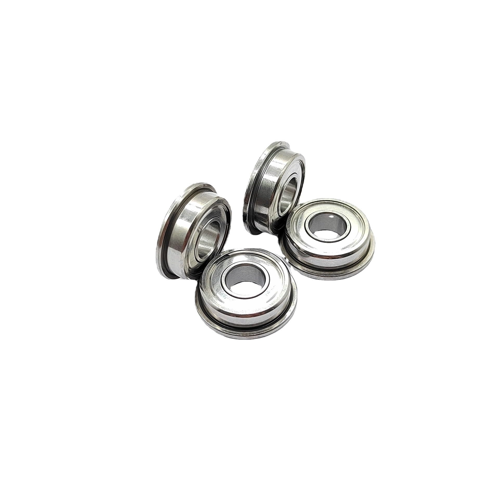 VSPPJYFG 10PCS F69/F68/F6800/F6900 Miniature Flanged Ball Bearings Z3P5SLR High Speed Motor/Engraving Machine Bearing(F685ZZ 5x11x5mm)
