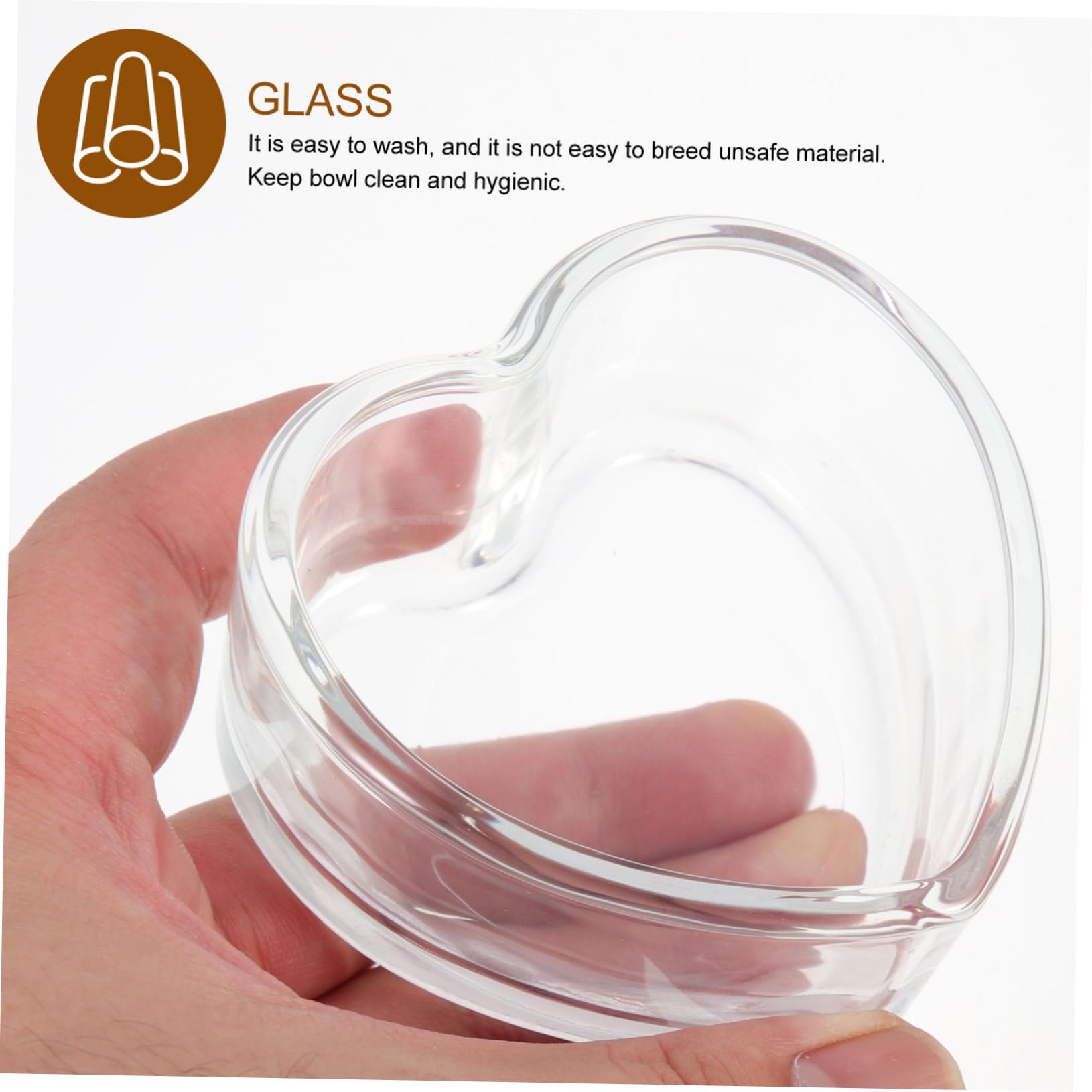 Supvox 8 STK Futternapf für Hamster Rattenvorräte Wassernapf für Hamster Kleintier Zubehör hamsterzubehör welpen zubehör kleine Chinchillaschale Rattenzubehör Glas Transparent