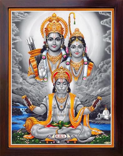 Hanuman Reciting Sita Ram Sita Ram At River End, a