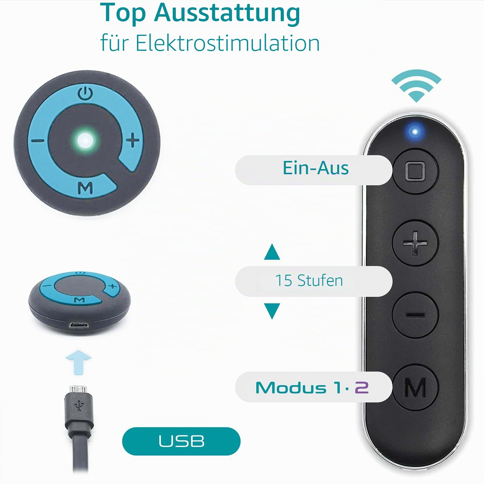 prorelax CoolFit Relax Pad | Durchblutungs-Stimulator | abschwellend, durchblutungsfördernd, schmerzlindernd in Knie, Waden und Oberschenkel | EMS-Fußmassage | medikamentenfre