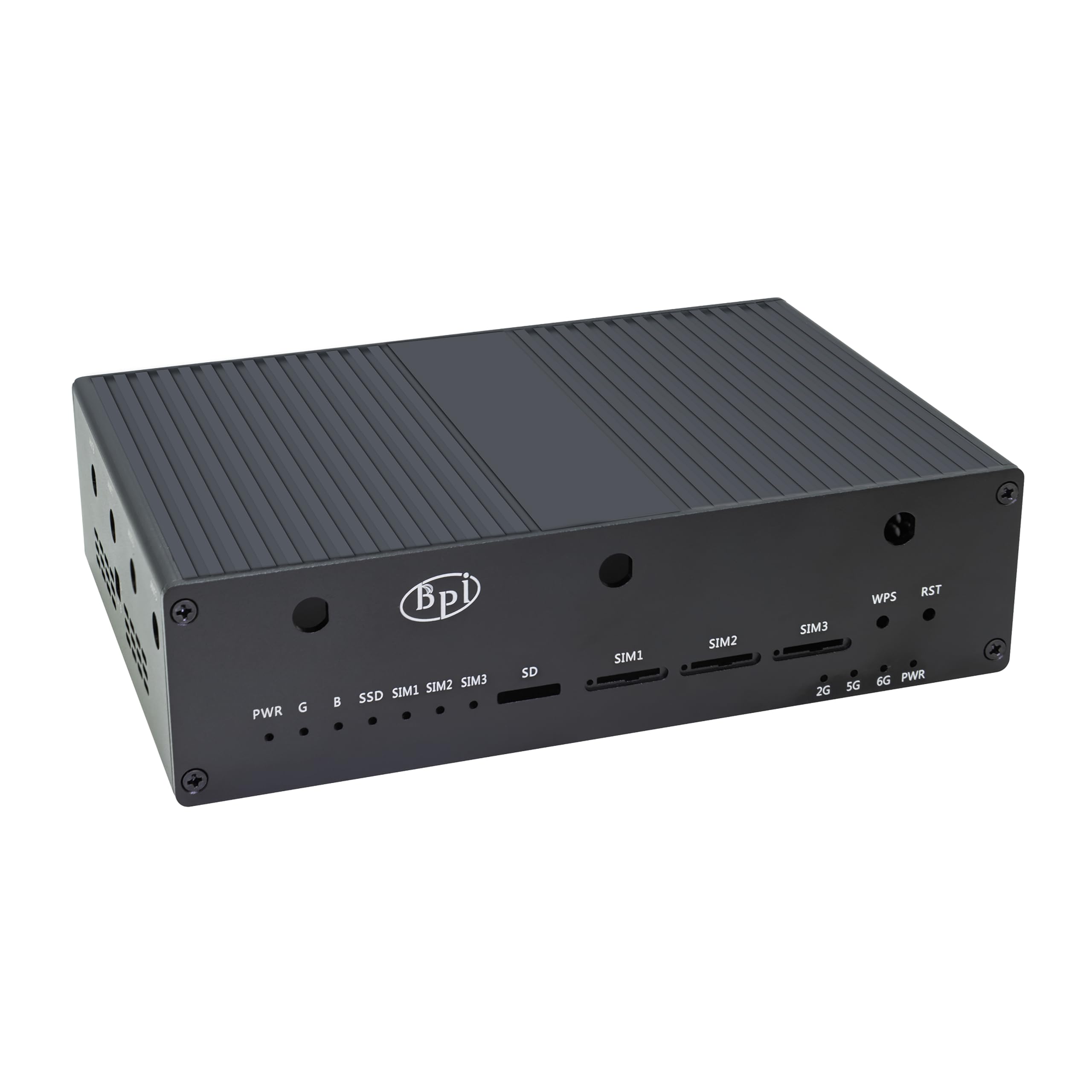 WayPonDEV Boîtier en métal noir pour carte routeur Wi-Fi double bande sans fil Banana Pi BPI-R4 OpenWRT, coque chauffante en métal pour Banana Pi BPI-R4 MediaTek MT7988A (Filogic 880) Ordinateur
