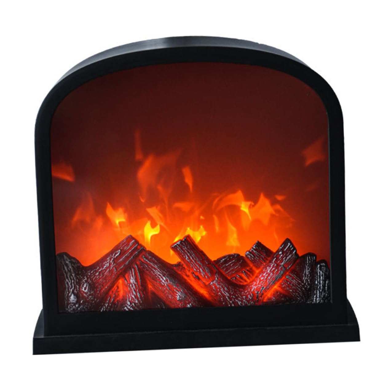 JECOMPRIS 1 Set Fireplace LED Lamp with Realistic Flame Effect Cozy Decorative Light for Bedrooms Living Room and Holiday Decor Accent