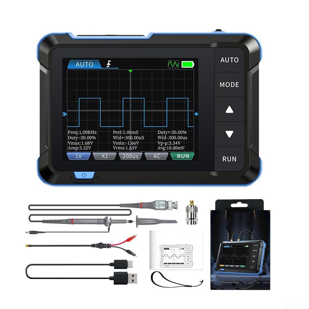 Oscilloscope portable DSO153 pour dépanner vos circuits électroniques sur votre bureau de test