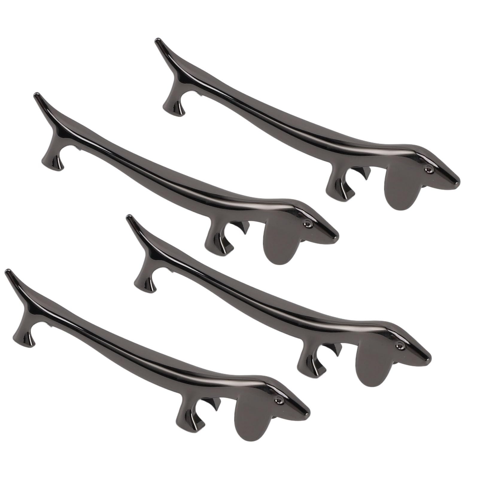 Soporte para Palillos para Cachorros, Resistente, Fácil de Limpiar, para Restaurante (Perro Salchicha Negra)